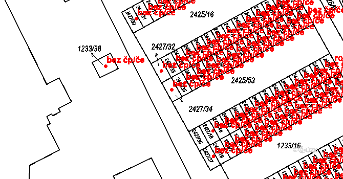Rychnov nad Kněžnou 41980077 na parcele st. 2427/34 v KÚ Rychnov nad Kněžnou, Katastrální mapa