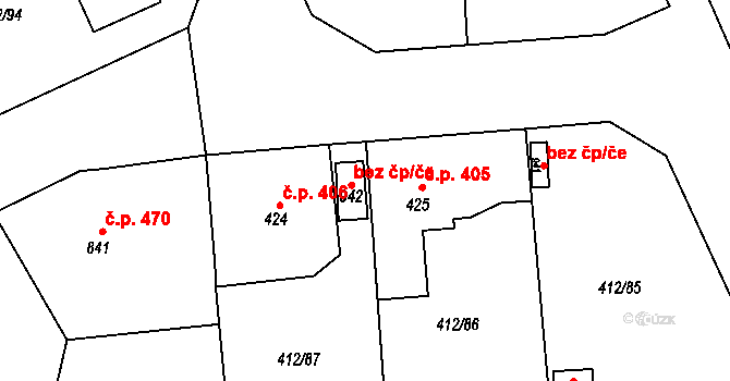 Šťáhlavy 46238077 na parcele st. 942 v KÚ Šťáhlavy, Katastrální mapa