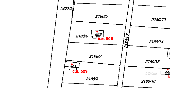 Hroznětín 532, Katastrální mapa