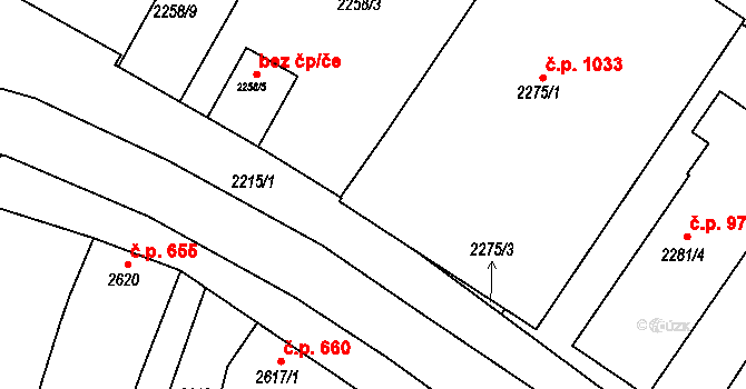 Objekt 40758079, Katastrální mapa