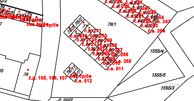 Klášterec nad Ohří 48954080 na parcele st. 76 v KÚ Miřetice u Klášterce nad Ohří, Katastrální mapa