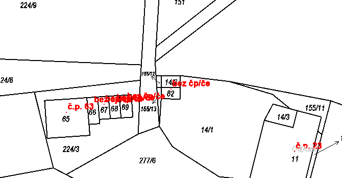 Libchyně 104840081 na parcele st. 82 v KÚ Libchyně, Katastrální mapa