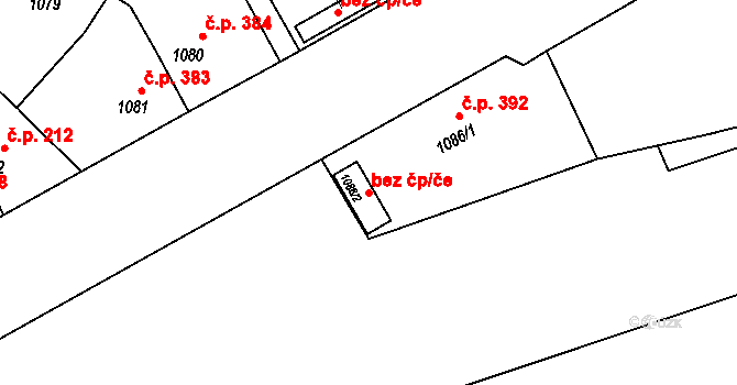 Kopřivnice 44854081 na parcele st. 1086/2 v KÚ Kopřivnice, Katastrální mapa