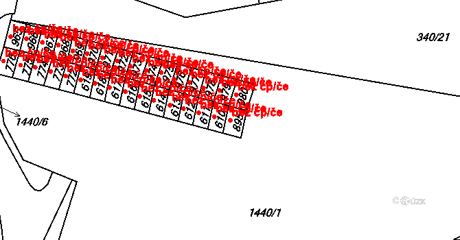 Žacléř 45044082 na parcele st. 895 v KÚ Žacléř, Katastrální mapa