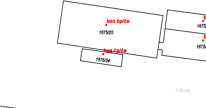 Bohumín 88392082 na parcele st. 1675/24 v KÚ Skřečoň, Katastrální mapa