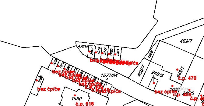 Litovel 93, Katastrální mapa