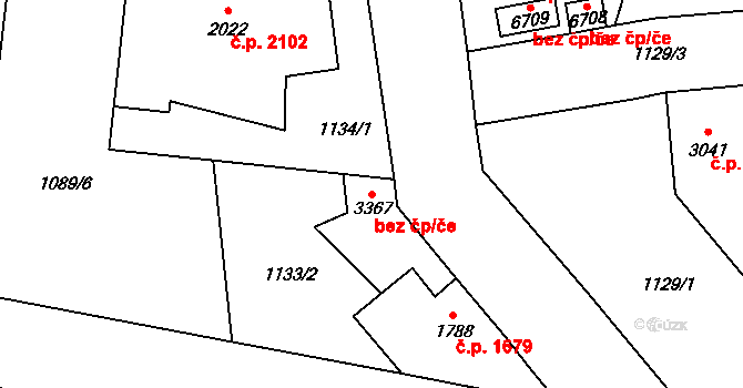 Jablonec nad Nisou 2782, Katastrální mapa