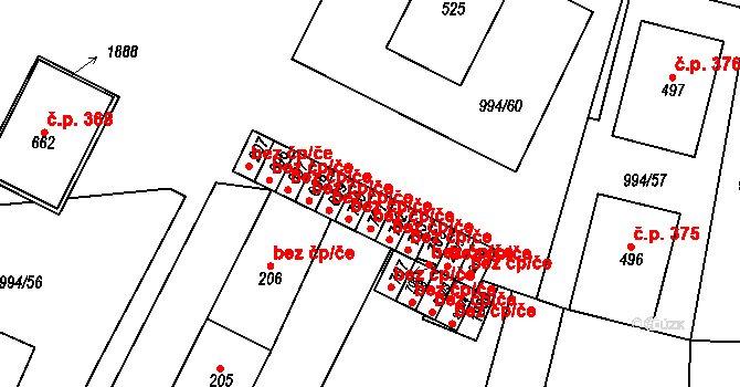 Jevišovice 42793084 na parcele st. 699 v KÚ Jevišovice, Katastrální mapa