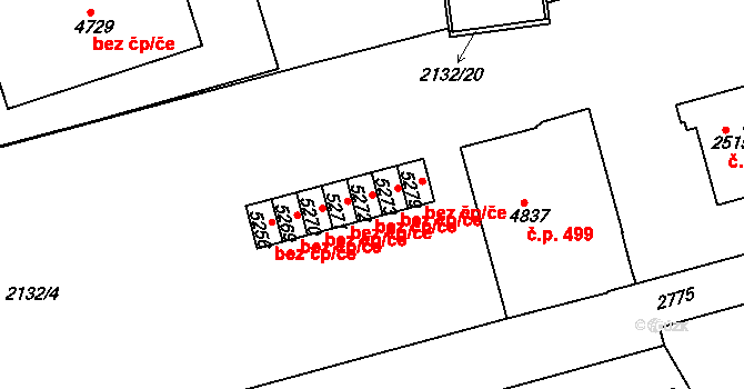 Trutnov 45026084 na parcele st. 5272 v KÚ Trutnov, Katastrální mapa