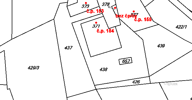 Statenice 45715084 na parcele st. 378 v KÚ Statenice, Katastrální mapa