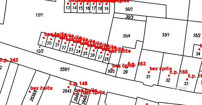 Duchcov 50010085 na parcele st. 27 v KÚ Duchcov, Katastrální mapa