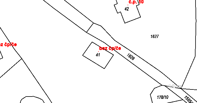 Srbská Kamenice 98276085 na parcele st. 41 v KÚ Srbská Kamenice, Katastrální mapa