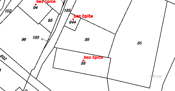 Bohuňov 23, Katastrální mapa