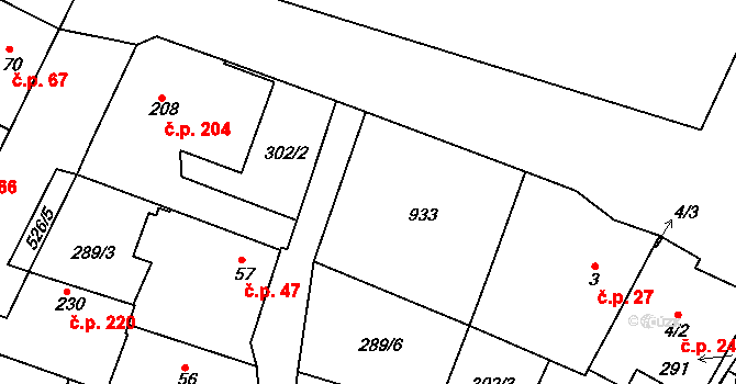 Neratovice 82 na parcele st. 2/2 v KÚ Neratovice, Katastrální mapa