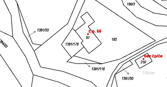 Libchavy 43611087 na parcele st. 249 v KÚ Horní Libchavy, Katastrální mapa
