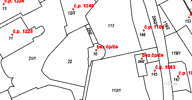 Nové Město nad Metují 46504087 na parcele st. 10 v KÚ Nové Město nad Metují, Katastrální mapa