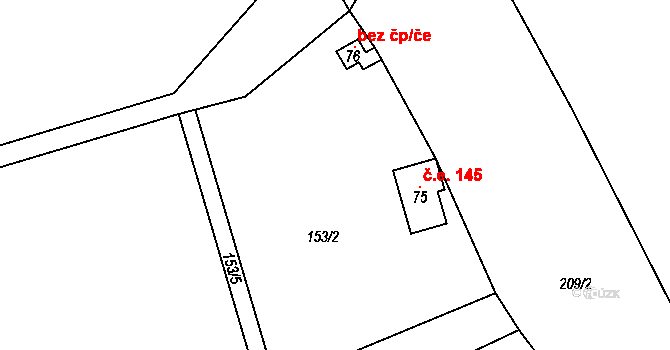 Hodyně 141, Skuhrov, Katastrální mapa