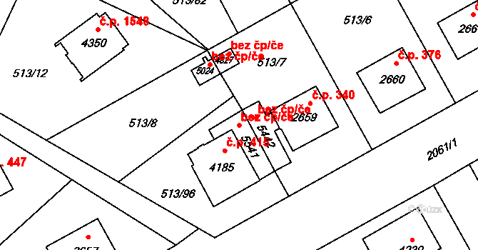 Šumperk 42007089 na parcele st. 5541 v KÚ Šumperk, Katastrální mapa