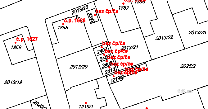 Dvůr Králové nad Labem 44947089 na parcele st. 2408 v KÚ Dvůr Králové nad Labem, Katastrální mapa