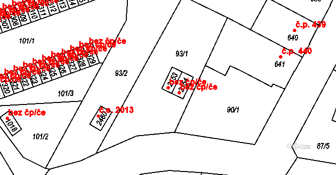 Heřmanův Městec 43682090 na parcele st. 2153 v KÚ Heřmanův Městec, Katastrální mapa