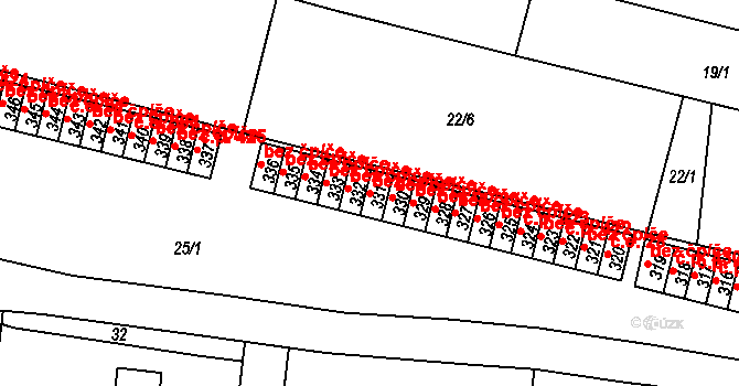 Krupka 45082090 na parcele st. 331 v KÚ Maršov u Krupky, Katastrální mapa