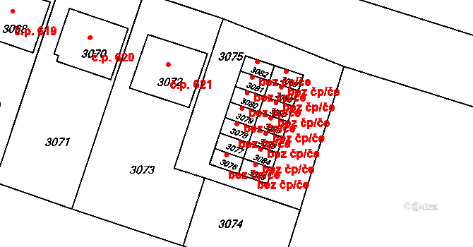 Mimoň 39736091 na parcele st. 3078 v KÚ Mimoň, Katastrální mapa