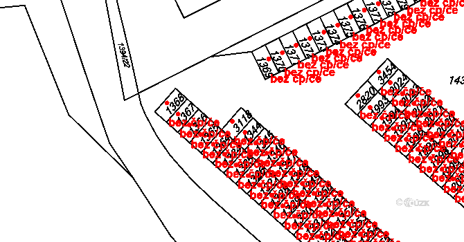 Vrchlabí 45041091 na parcele st. 3118 v KÚ Vrchlabí, Katastrální mapa