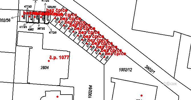 Rožnov pod Radhoštěm 45643091 na parcele st. 2759 v KÚ Rožnov pod Radhoštěm, Katastrální mapa