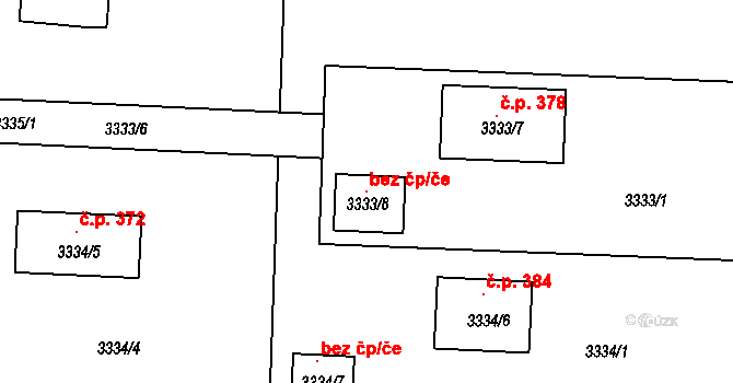 Třanovice 115716092 na parcele st. 3333/8 v KÚ Třanovice, Katastrální mapa
