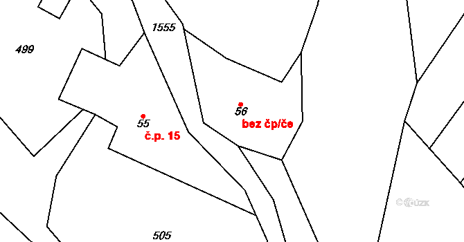 Vlkov 15, Katastrální mapa