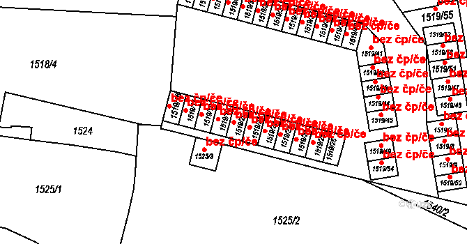 Turnov 40359093 na parcele st. 1519/20 v KÚ Turnov, Katastrální mapa