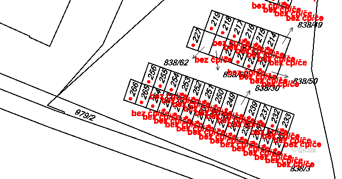 Rychnov nad Kněžnou 44271093 na parcele st. 254 v KÚ Dlouhá Ves u Rychnova nad Kněžnou, Katastrální mapa