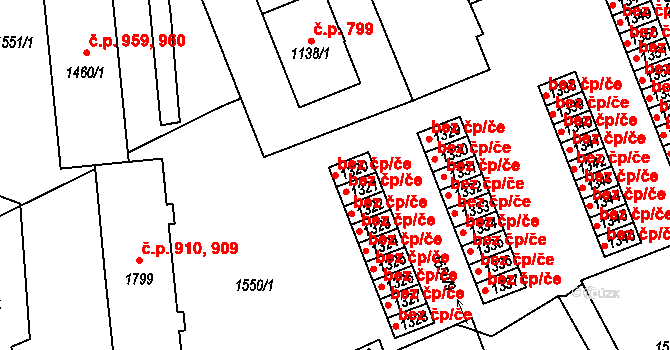 Litomyšl 46412093 na parcele st. 1320 v KÚ Litomyšl, Katastrální mapa