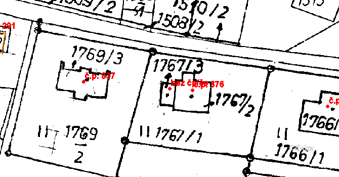 Rychnov u Jablonce nad Nisou 93117094 na parcele st. 1767/3 v KÚ Rychnov u Jablonce nad Nisou, Katastrální mapa