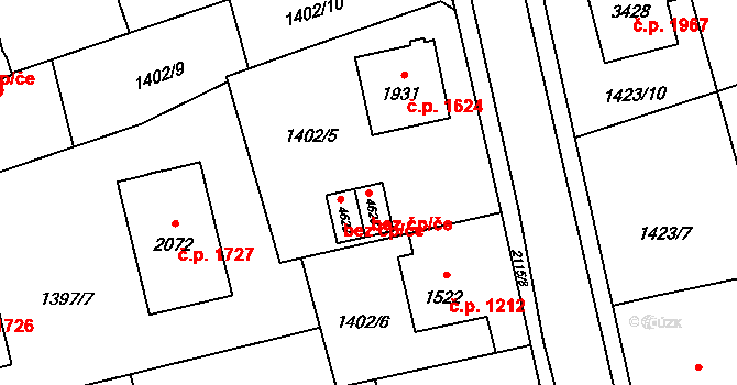 Šumperk 42019095 na parcele st. 4623 v KÚ Šumperk, Katastrální mapa