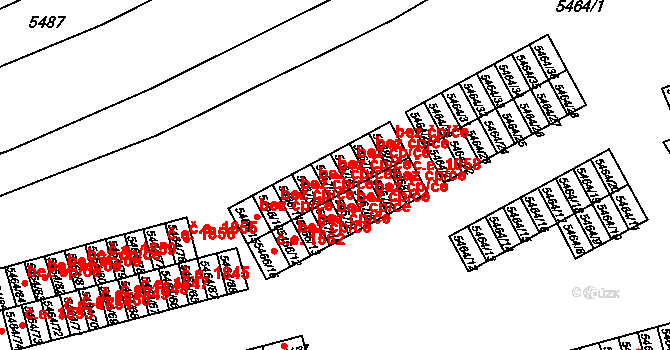 Česká Lípa 42244099 na parcele st. 5467/5 v KÚ Česká Lípa, Katastrální mapa