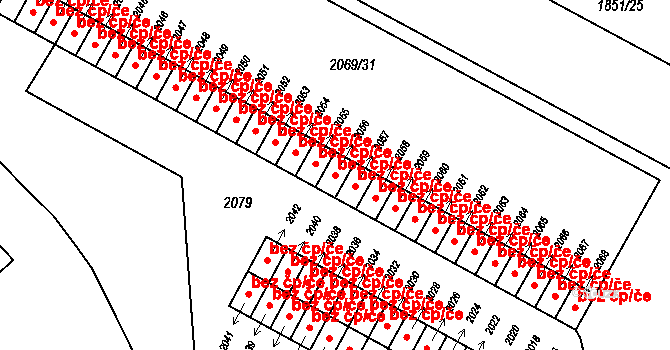Krnov 45629099 na parcele st. 2056 v KÚ Krnov-Horní Předměstí, Katastrální mapa