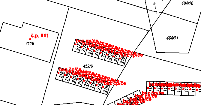 Milevsko 46173099 na parcele st. 2177 v KÚ Milevsko, Katastrální mapa