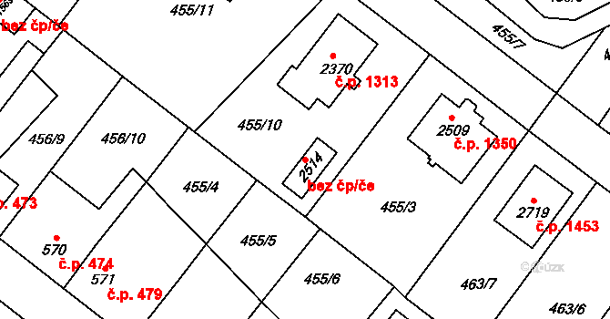 Třebechovice pod Orebem 48731099 na parcele st. 2514 v KÚ Třebechovice pod Orebem, Katastrální mapa