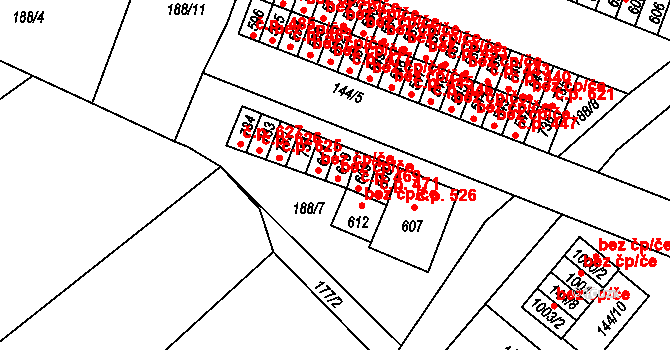 Černovice 439, Katastrální mapa