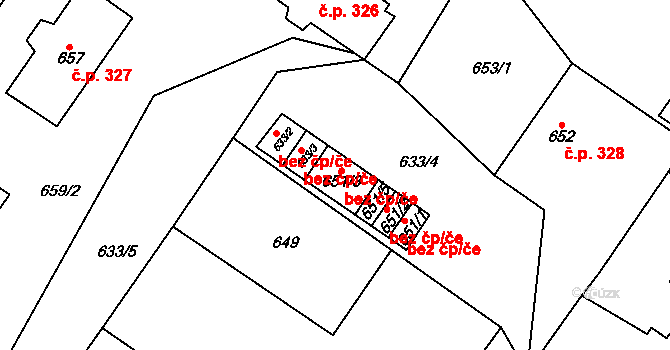 Objekt 90961099, Katastrální mapa