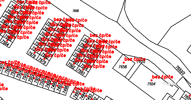 Žďár nad Sázavou 43512101 na parcele st. 7597 v KÚ Město Žďár, Katastrální mapa