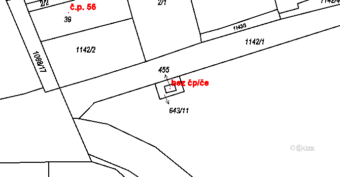 Hořátev 119241102 na parcele st. 455 v KÚ Hořátev, Katastrální mapa