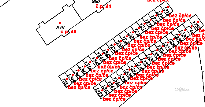 Broumov 41839102 na parcele st. 1344 v KÚ Broumov, Katastrální mapa