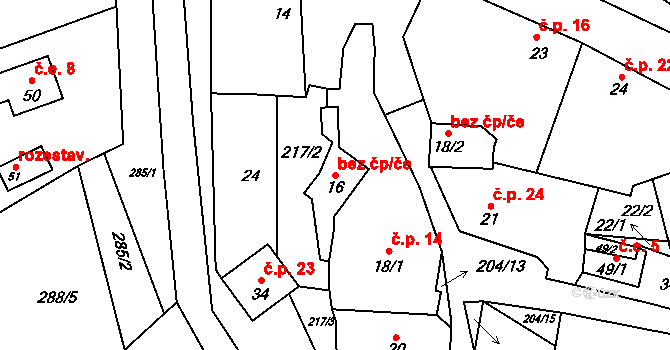 Mšeno 39372103 na parcele st. 34 v KÚ Skramouš, Katastrální mapa
