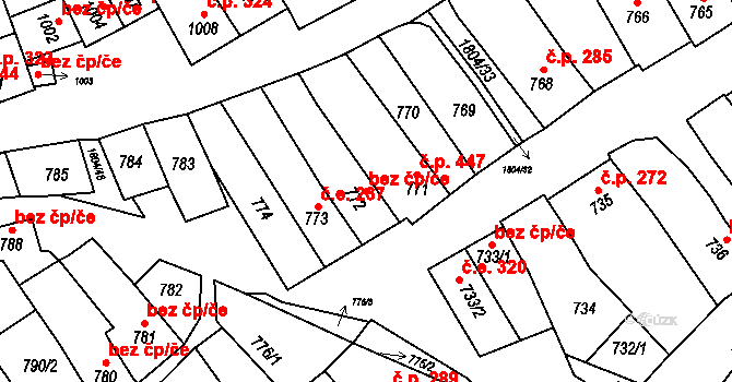 Dolní Bojanovice 238, Katastrální mapa
