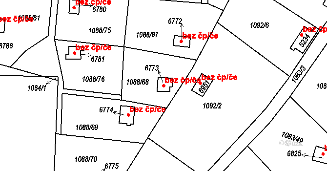 Havlíčkův Brod 43337104 na parcele st. 6773 v KÚ Havlíčkův Brod, Katastrální mapa