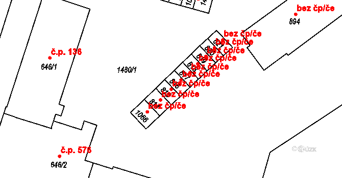 Žacléř 45044104 na parcele st. 815 v KÚ Žacléř, Katastrální mapa
