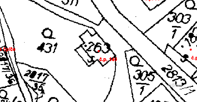 Libina 140 na parcele st. 7566 v KÚ Horní Libina, Katastrální mapa