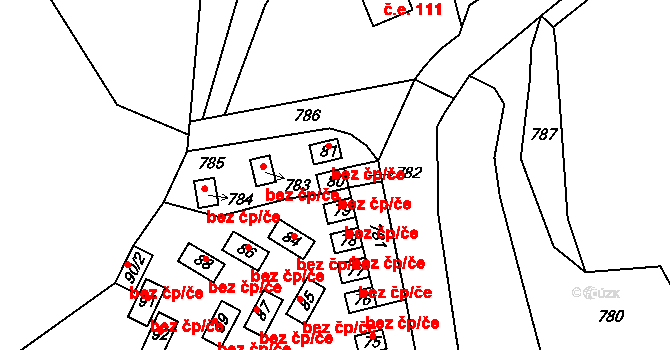 Mladotice 46528105 na parcele st. 80 v KÚ Strážiště u Mladotic, Katastrální mapa